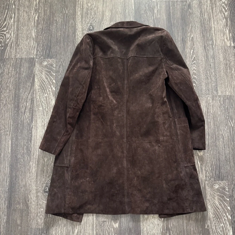 Zara brown suede coat - Picture 4 of 6